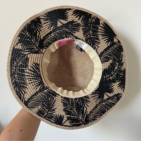 David and Young Packable Floppy Straw Hat One Size - Picture 6 of 8